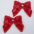 120 2 Red Sequin Bows 40 by 40