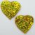 050 2Yellow Sequin Hearts 45 by 40