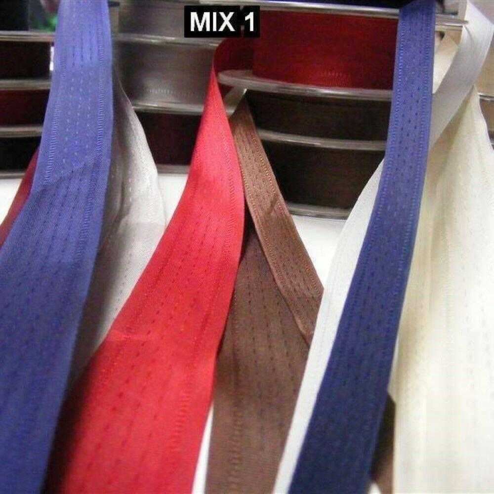 6 COLOR 13mm 25mm Taffeta Ribbon Pattern Design Seam Binding Tape BUY 1 ...