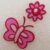 Cerise Butterfly Flower 45 by 40