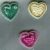 20 by 20 L318 Three Bead Sequin Hearts