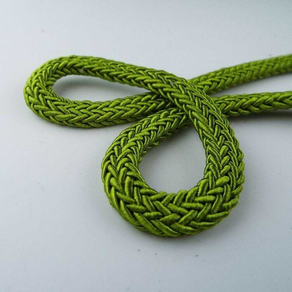 10 COLOUR 7mm Herringbone Chain Look Cord Weave Round Lay Flat BUY 1 2