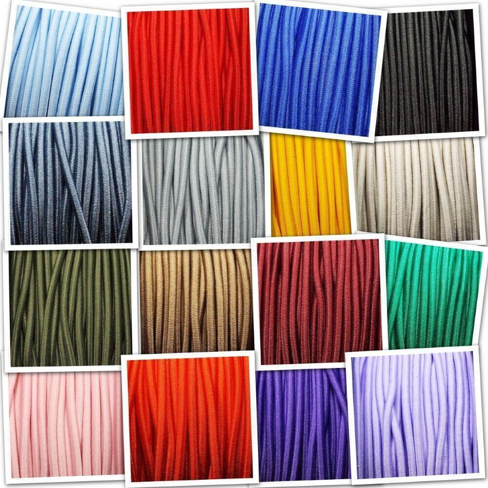 17 COLOUR 3mm Elastic Cord Lace Shock Bungee Round Stretch Coat Buy 1 2 ...