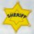 2059X 55 by 60 Sheriff Star Badge