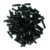 TWISTED BUGLE BEADS 7MM BLACK