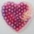 108 Pink Sequin Heart 32 by 32