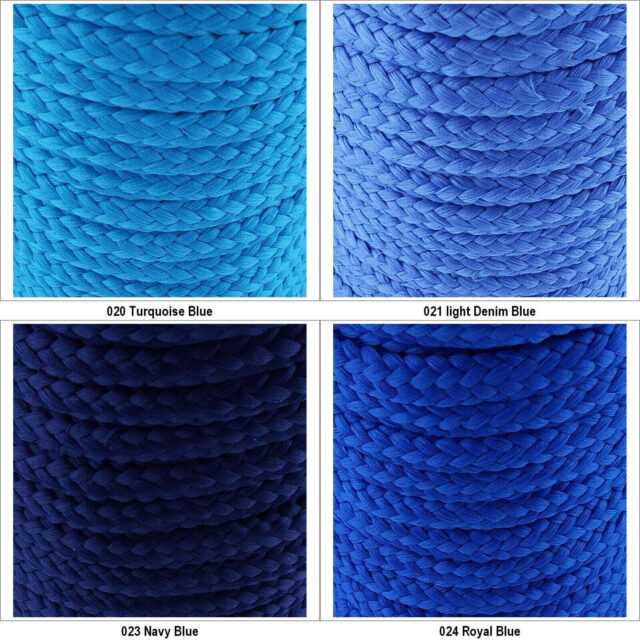 17 COLOR Braided CHUNKY Decorative Cord 8mm Rope Knot Board Thick BUY 1 2 4m 239