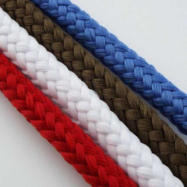 17 COLOR Braided CHUNKY Decorative Cord 8mm Rope Knot Board Thick BUY 1 2 4m 239